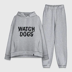 Женский костюм оверсайз Watch Dogs, цвет: меланж