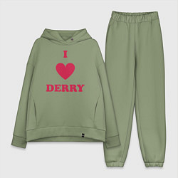 Женский костюм оверсайз I Love Derry