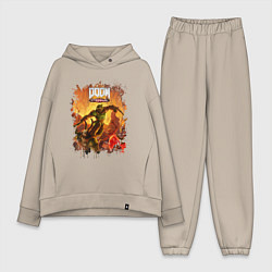 Женский костюм оверсайз DOOM