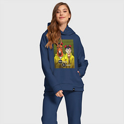 Женский костюм оверсайз BoJack Horseman, цвет: тёмно-синий — фото 2