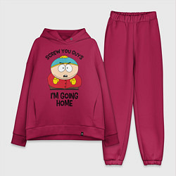 Женский костюм оверсайз South Park, Эрик Картман, цвет: маджента