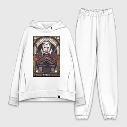 Женский костюм оверсайз The Witcher, Geralt, Ведьмак,, цвет: белый
