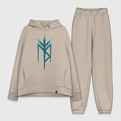 Женский костюм оверсайз Руны