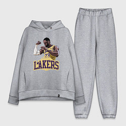 Женский костюм оверсайз LeBron - Lakers, цвет: меланж