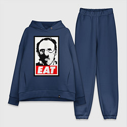 Женский костюм оверсайз Ганнибал Лектор, цвет: тёмно-синий