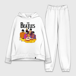 Женский костюм оверсайз THE BEATLES, цвет: белый