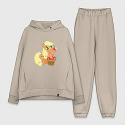 Женский костюм оверсайз Applejack, цвет: миндальный
