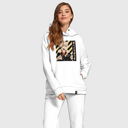 Женский костюм оверсайз Моя геройская академия Бакуго, цвет: белый — фото 2