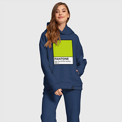 Женский костюм оверсайз Shrek: Pantone Color, цвет: тёмно-синий — фото 2