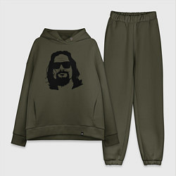 Женский костюм оверсайз Большой Лебовски Big Lebowski, цвет: хаки