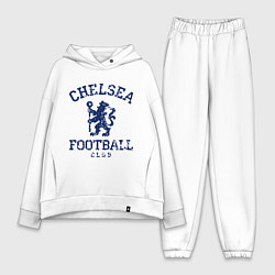 Женский костюм оверсайз Chelsea FC: Lion, цвет: белый