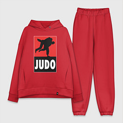 Женский костюм оверсайз Judo, цвет: красный