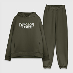 Женский костюм оверсайз DUNGEON MASTER ГАЧИМУЧИ БЕЛЫЙ, цвет: хаки