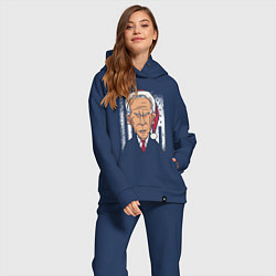 Женский костюм оверсайз Joe Biden, цвет: тёмно-синий — фото 2