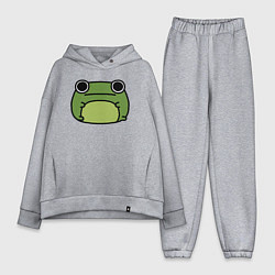 Женский костюм оверсайз Frog Lucky, цвет: меланж
