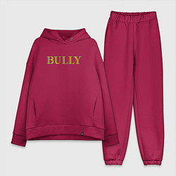 Женский костюм оверсайз Bully Big Logo, цвет: маджента