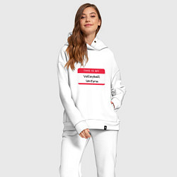 Женский костюм оверсайз Volleyball Uniform, цвет: белый — фото 2