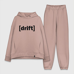 Женский костюм оверсайз Drift Дрифт, цвет: пыльно-розовый