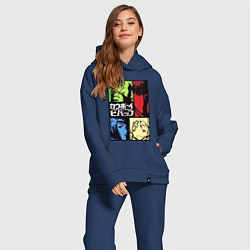 Женский костюм оверсайз Space cowboys, цвет: тёмно-синий — фото 2