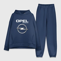 Женский костюм оверсайз OPEL Pro Racing, цвет: тёмно-синий