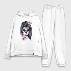 Женский костюм оверсайз Сахарная дева, цвет: белый