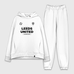 Женский костюм оверсайз Leeds United Униформа Чемпионов