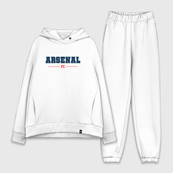Женский костюм оверсайз Arsenal FC Classic, цвет: белый