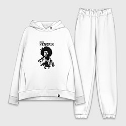 Женский костюм оверсайз Jimi Hendrix, цвет: белый