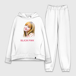 Женский костюм оверсайз Lisa Blackpink, цвет: белый