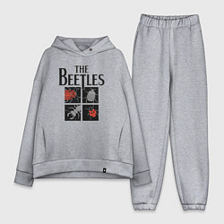 Женский костюм оверсайз Beetles, цвет: меланж