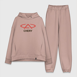 Женский костюм оверсайз Chery Logo