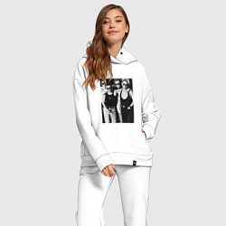 Женский костюм оверсайз Depeche Mode World Violation Tour - Band Design, цвет: белый — фото 2