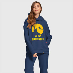 Женский костюм оверсайз Halloween witch, цвет: тёмно-синий — фото 2