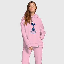 Женский костюм оверсайз Tottenham Hotspur fc sport, цвет: светло-розовый — фото 2