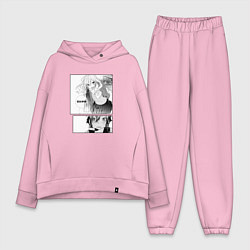 Женский костюм оверсайз Манга Хоримия, цвет: светло-розовый