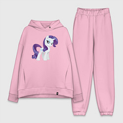 Женский костюм оверсайз Рарити из My Little Pony в кино, цвет: светло-розовый