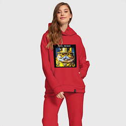 Женский костюм оверсайз Рыжий кот барон в стиле стимпанк: big boss, цвет: красный — фото 2