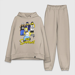 Женский костюм оверсайз Simpsons - Cypress hill, цвет: миндальный