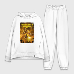 Женский костюм оверсайз Helldivers 2: Battleground, цвет: белый