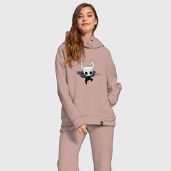 Женский костюм оверсайз Маленький рыцарь Hollow Knight, цвет: пыльно-розовый — фото 2