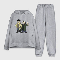 Женский костюм оверсайз Vault Jay and silent Bob, цвет: меланж