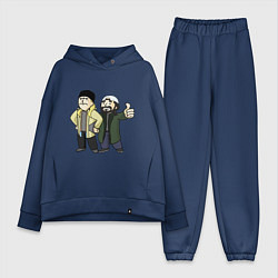 Женский костюм оверсайз Vault Jay and silent Bob, цвет: тёмно-синий