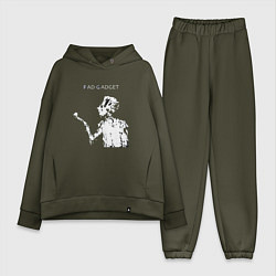Женский костюм оверсайз Fad Gadget - Tovey live, цвет: хаки