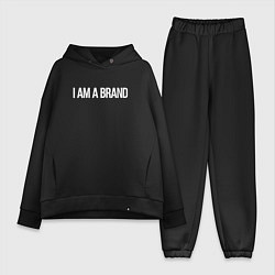 Женский костюм оверсайз I am a brand, цвет: черный