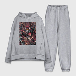 Женский костюм оверсайз Ван-Пис Шанкс команда