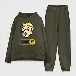 Женский костюм оверсайз Vault boy - covid 19