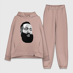 Женский костюм оверсайз James Harden, цвет: пыльно-розовый