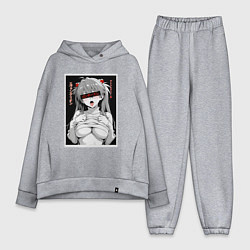 Женский костюм оверсайз Sexy Asuka Langley - Evangelion, цвет: меланж