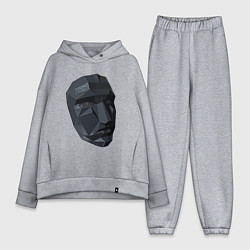 Женский костюм оверсайз Boss mask, цвет: меланж