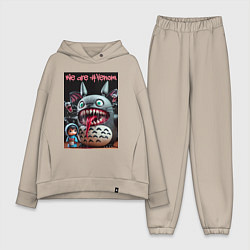 Женский костюм оверсайз Totoro-Venom - ai art fantasy